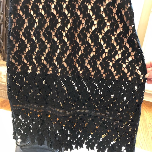 Wyatt-Spaghetti strap crochet Midi Dress-Medium - Picture 4 of 6